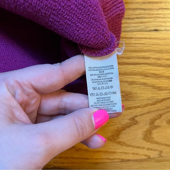 Free People Ottoman Slouchy Tunic in fuchsia size XS - Picture 5 of 6